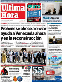 Portada Última Hora 2026-06-27