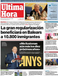 Portada Última Hora 2026-01-28