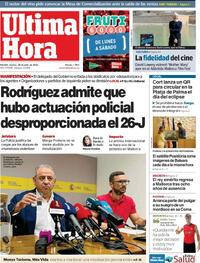Portada Última Hora 2026-07-28