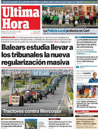 Portada Última Hora 2026-01-30