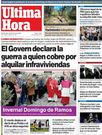 Portada Última Hora 2026-03-30
