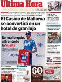 Portada Última Hora 2026-08-30